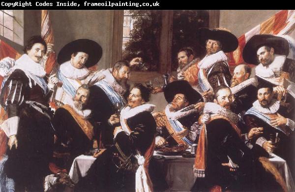 Frans Hals Banquet of the Officers of the Civic Guard of St Adrian